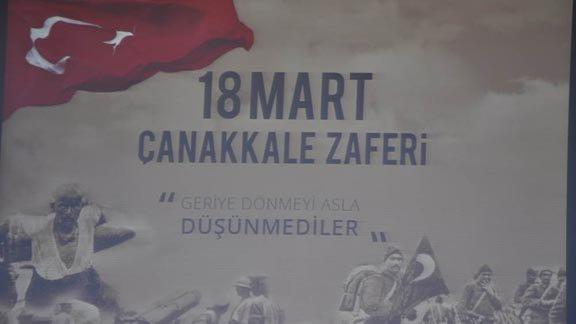18 Mart Çanakkale Zaferi ve Şehitleri Anma Günü Etkinliği